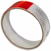 Eagle Self Adhesive Reflective Tape. Red White 1m x 25mm #2