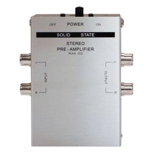 eAudio Stereo Phono Pre Amplifier 50k ohms