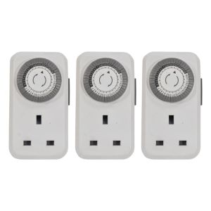 Eagle 13A Plug In Daily Mechanical Timer (3 pack)