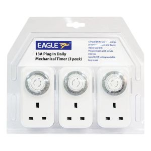 Eagle 13A Plug In Daily Mechanical Timer (3 pack) #2