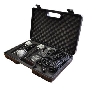 SoundLAB Dynamic Vocal Microphone Kit with 3 Plastic Microphones #3