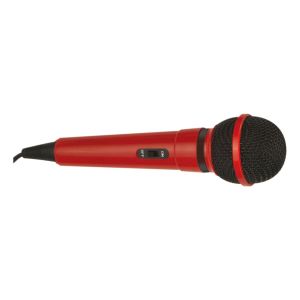 Red Karaoke Microphone with 3.5mm Plug