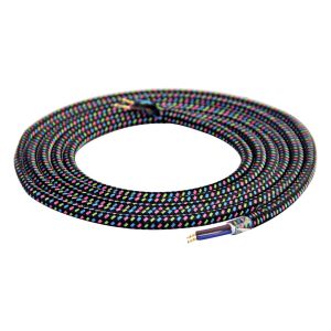 Girard Sudron. Round Textile Cables 2 x 0.75mm. Blue &amp; Black