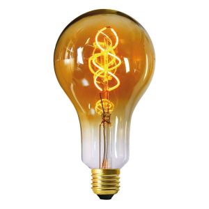 Girard Sudron. LED Filament Big Bulb Twisted E27 Amber #2
