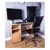 Gas Spring Desk Top LCD Monitor Mount. Dual Arm