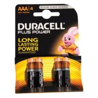 Duracell Plus Power 4x AAA Batteries