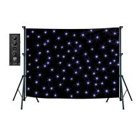 NJD Black LED Star Cloth 6m x 6m Kit