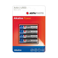 AgfaPhoto Alkaline AAA Battery. 4 Pack