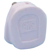 White 5A Plug with Rounded Pins #2