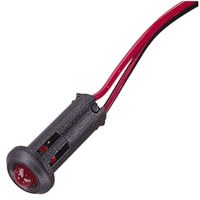 Flashing Red 12V LED with 1.5m Lead