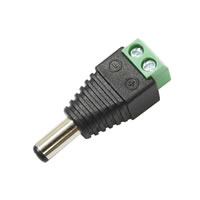 DC 2.1mm Plug with Screw Terminal Connector