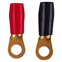 Gold Plated Ring Terminals for 6mm Cable
