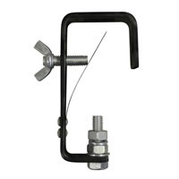 Black Heavy Duty G Clamp for 50mm Poles
