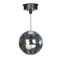 Cheetah 8 inch Hanging Mirror Ball Kit with Built in LEDs