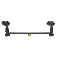 Microphone Bar for Two Microphones on One Stand