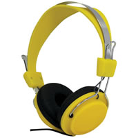 SoundLAB Fashion Colours Yellow Stereo Headphones