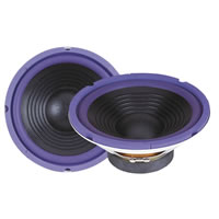 Purple 200mm 30W 4Ohm Round Car Speaker