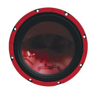 Red 12 inch 300W 4Ohm Round Car Speaker