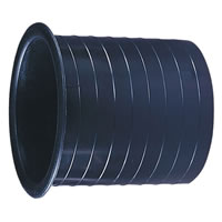 Black Moulded Plastic Port Tube 100mm Internal