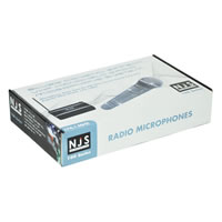 NJS Radio Microphone Silver Crystal Effect 174.1MHz #2