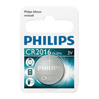Philips 3V Lithium CR2016 Coin Cell Battery