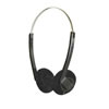 Lightweight Black Stereo Headphones